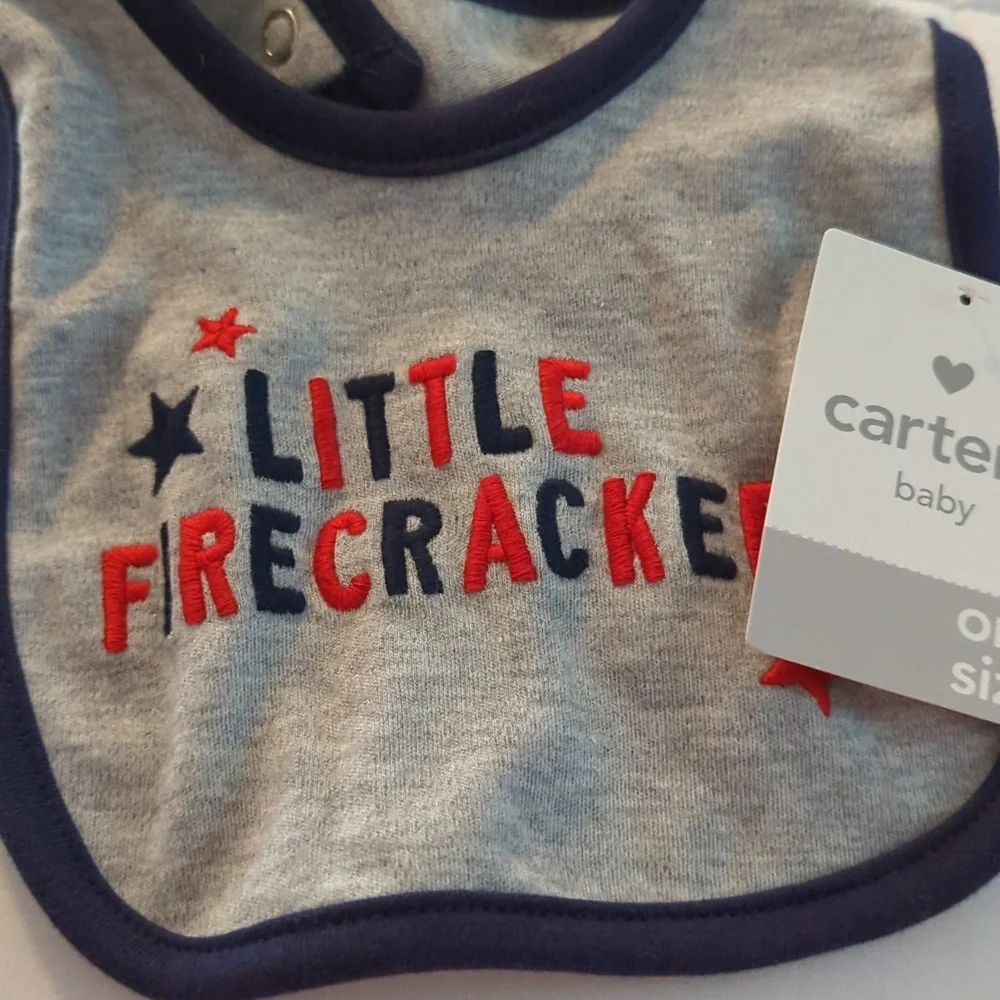 Carter's Baby Bib. 1 Size. New Baby Boo Mask. 2MonkeyReusable & Washable SALE